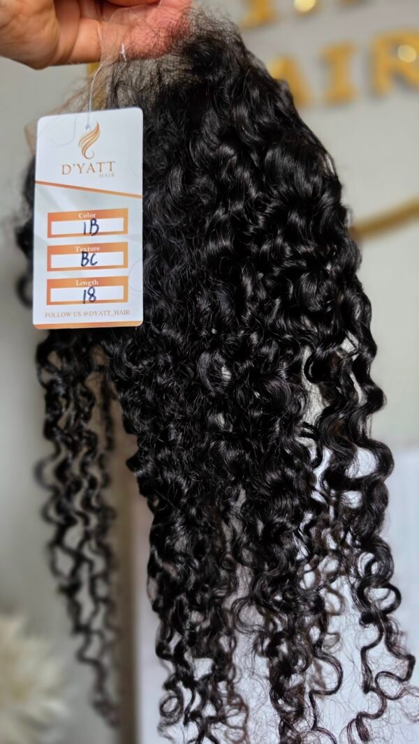 Burmese Curly Lace Frontal