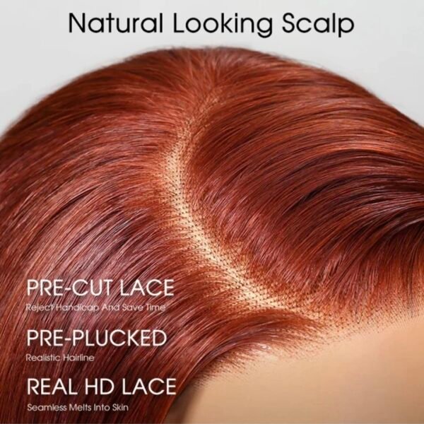 amber 2 Amber Wavy Pre-cut Wig