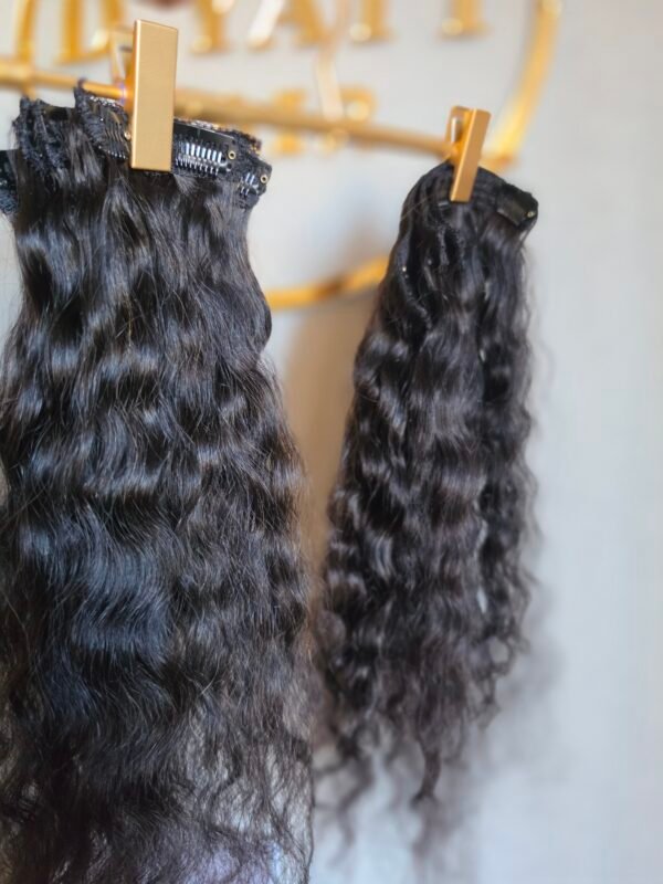 curly Wavy Hair Clip-In Extensions