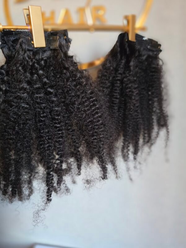 kinky curly 2 Kinky Curly Clip-in Extensions