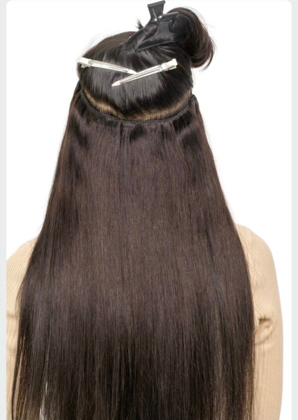 straight Silky Straight clip-in extensions